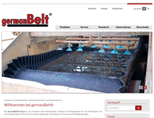 Tablet Screenshot of germanbelt.com